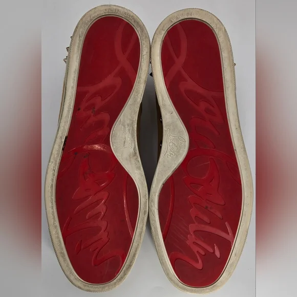 Christian Louboutin Louis Jr Spikes Suede Sneakers, Dust Bag, Box & COA - Picture 15 of 16